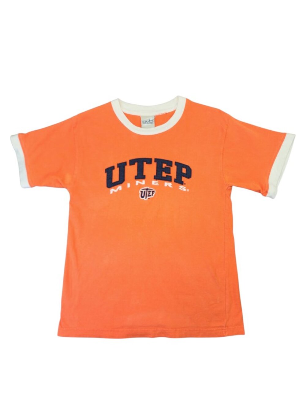 Vintage UTEP Miners Youth Ringer T-Shirt University of Texas El Paso Orange